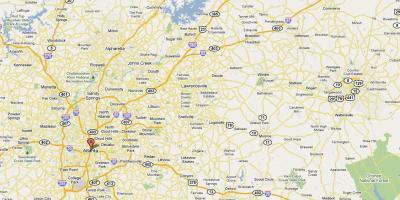 Mapa de Atlanta (ga
