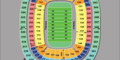 Atlanta Falcons estadi mapa